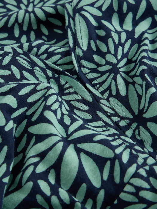 White Stuff Women's Megan Jersey Dress In Blue Print