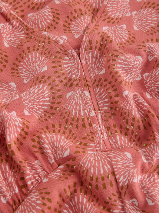 White Stuff Women's Megan Jersey Dress In Pink Print