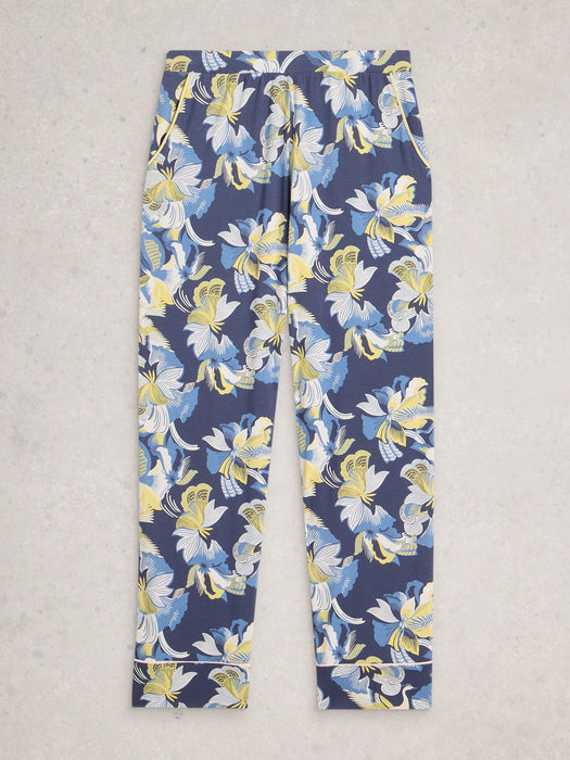 White Stuff Women's Nina PJ Bottom In Purple Print