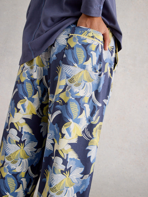 White Stuff Women's Nina PJ Bottom In Purple Print