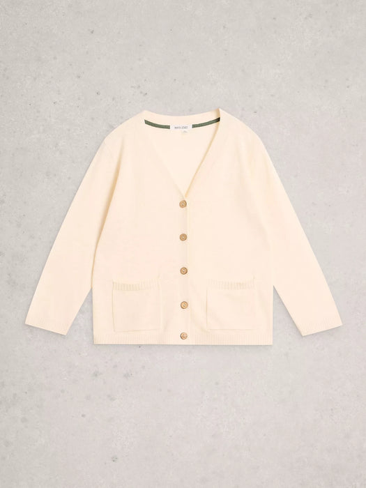 White Stuff Women's Nova Linen Blend Cardi In Natural White