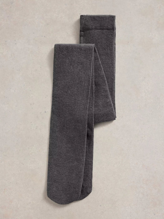 White Stuff Women's Patty Plain Versatile Tights In Charcoal Grey