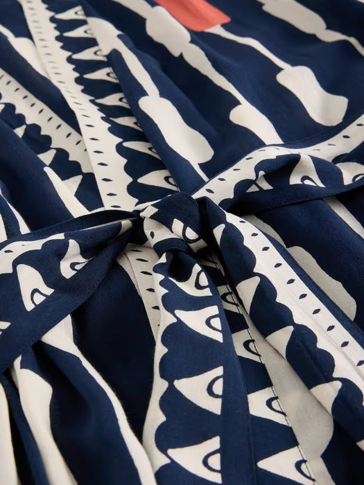White Stuff Women's Poppy Cover Up Kimono In Navy Multi