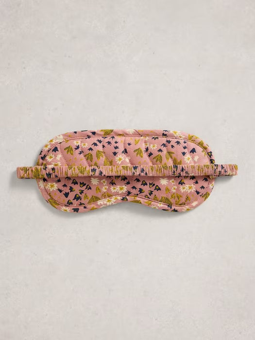 White Stuff Women's Printed Eye Mask In Green Multi