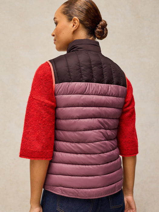 White Stuff Women's Rhea Quilted Gilet In Pink Multi