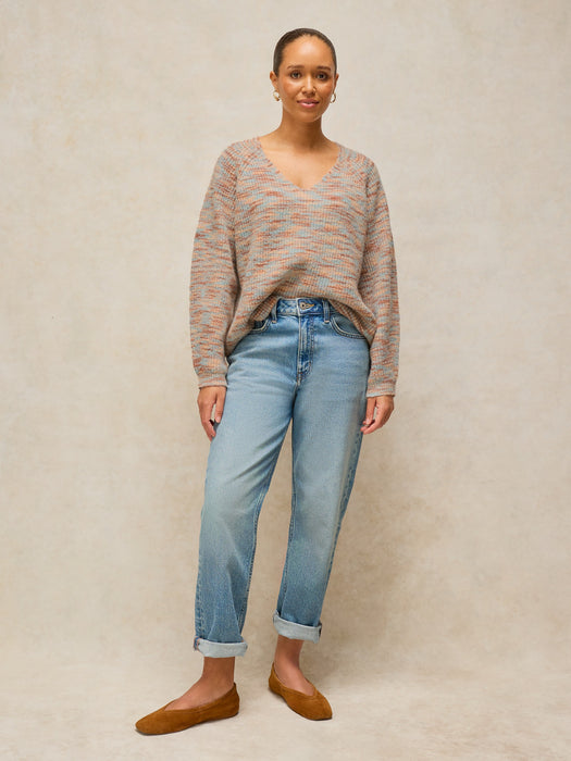 White Stuff Women's Savannah Spacedye Jumper In Natural Multi