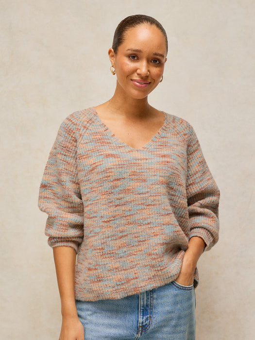 White Stuff Women's Savannah Spacedye Jumper In Natural Multi