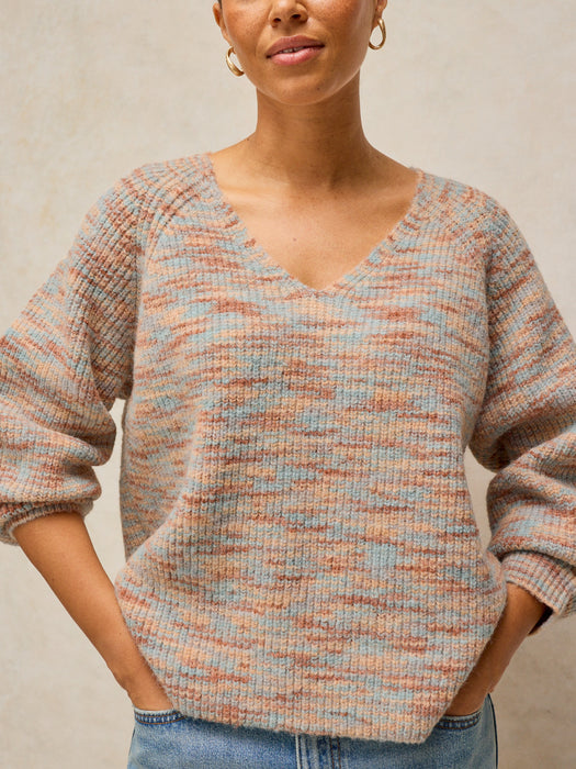 White Stuff Women's Savannah Spacedye Jumper In Natural Multi