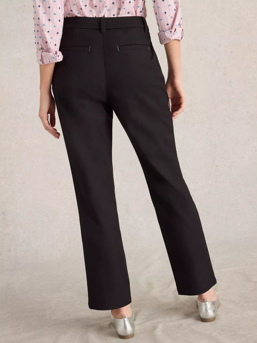 White Stuff Women's Savannah Stretch Trousers In Pure Black