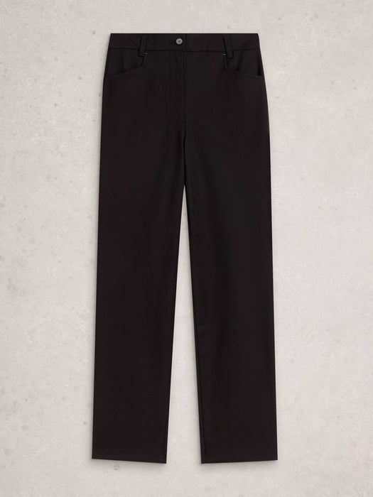 White Stuff Women's Savannah Stretch Trousers In Pure Black