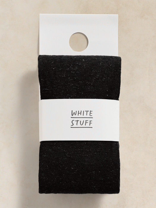 White Stuff Women's Sienna Sparkle Tights In Black Multi