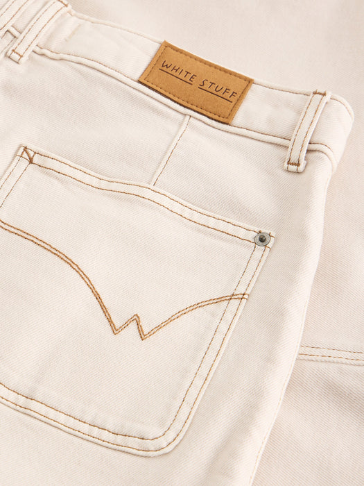 White Stuff Women's Tia Denim Skirt In Natural White