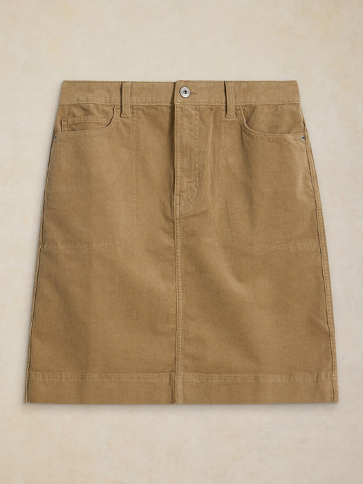 White Stuff Women's Tia Cord Skirt In Light Green