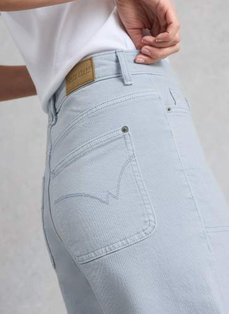White Stuff Women's Tia Wide Leg Crop Jean In Light Blue