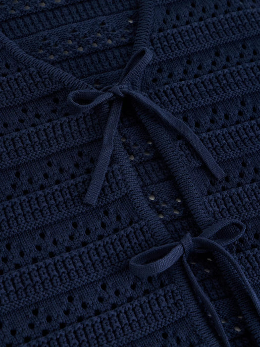 White Stuff Women's Tilde Tie Tank In Dark Navy