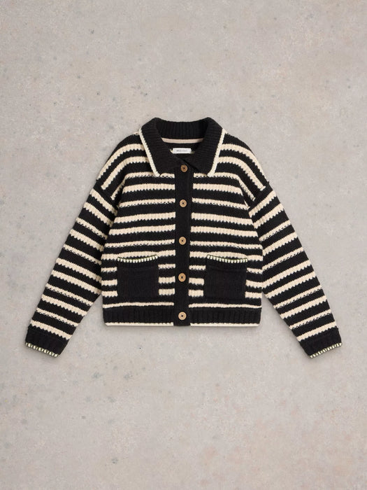 White Stuff Women's Tyler Cardi In Black Multi