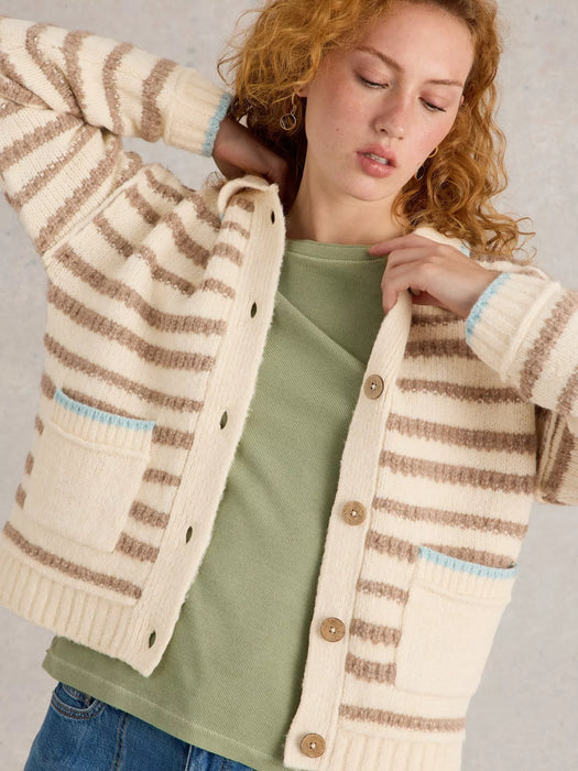 White Stuff Women's Tyler Cardi In Natural Multi