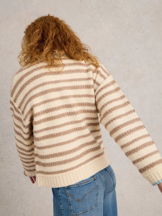 White Stuff Women's Tyler Cardi In Natural Multi