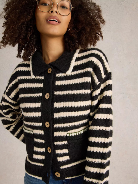 White Stuff Women's Tyler Cardi In Black Multi