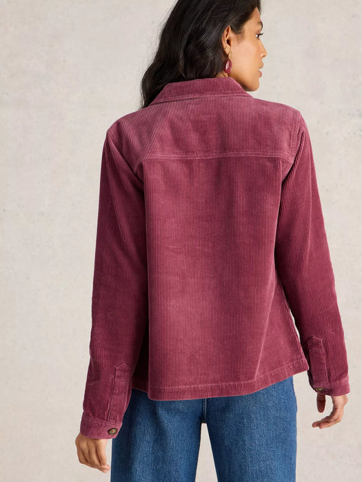 White Stuff Women's Carrie Cord Jacket In Dusky Pink