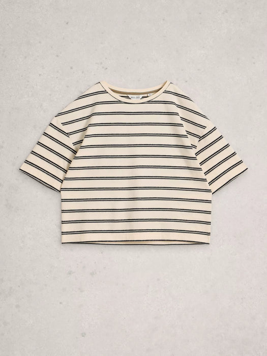 White Stuff Women's Katya Striped Tee In Ivory Multi