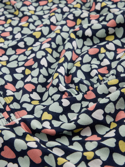 White Stuff Women's Megan Short Sleeve Jersey Midi Dress In Navy Multi