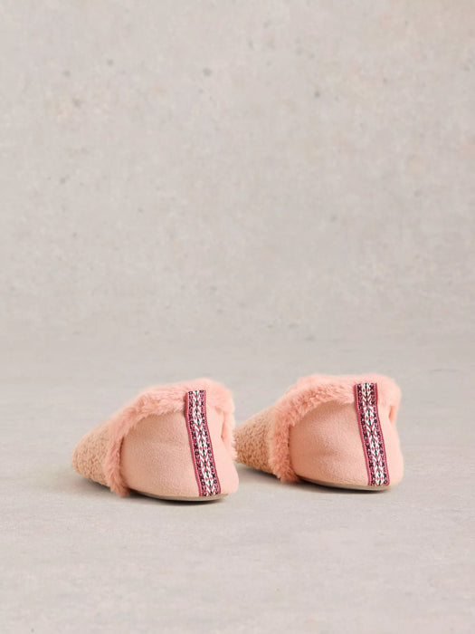 White Stuff Women's Reya Closed Back Slippers In Light Pink