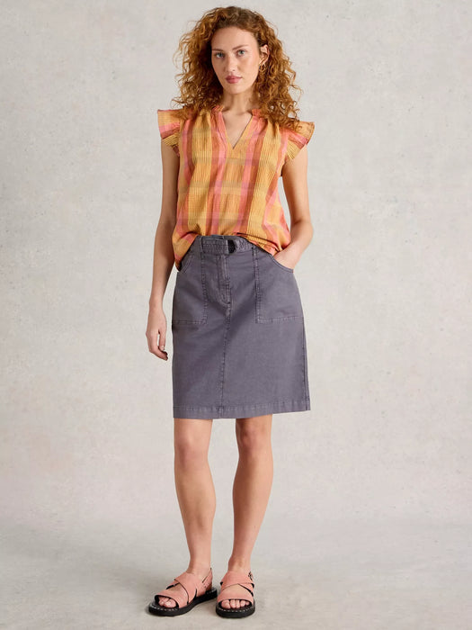 White Stuff Women's Teakie Skirt In Mid Purple