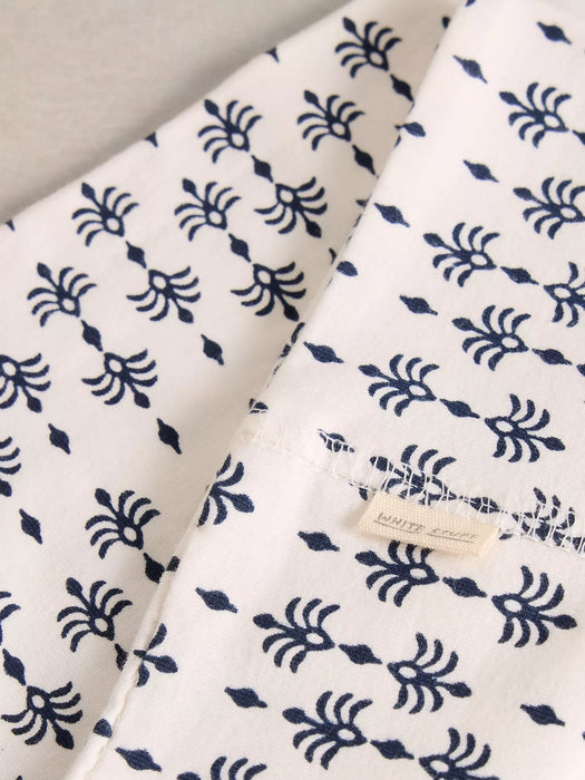 White Stuff Women's Jersey Roll Versatile In Ivory Print