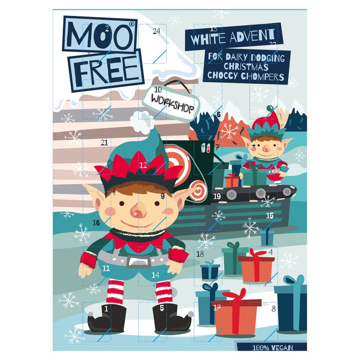 Moo Free White Advent Calendar