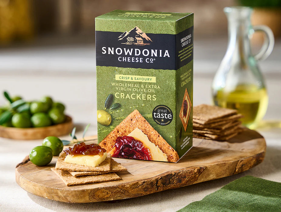 Snowdonia Cheese Company Wholemeal and Olive Oil Crackers 120g