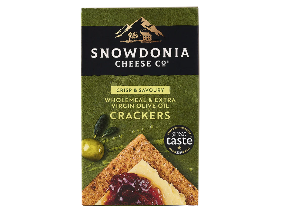 Snowdonia Cheese Company Wholemeal and Olive Oil Crackers 120g