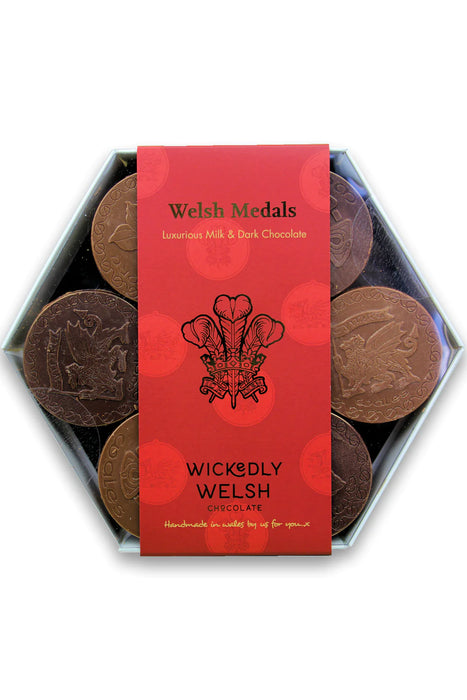Wickedly Welsh Box Of Wickedly Welsh Medals