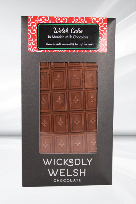 Wickedly Welsh The Welsh Cake Milk Chocolate Bar