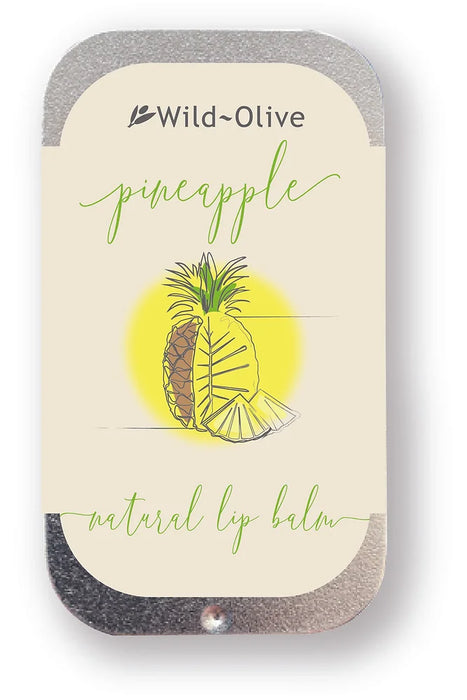 Wild Olive Pineapple Flavoured Natural Lip Balm