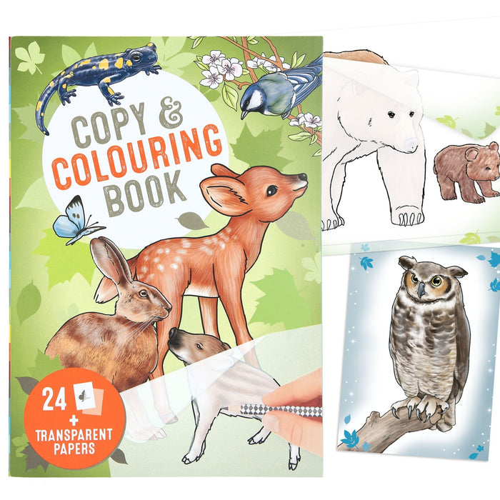 Top Model Wildlife Copy and Colouring Book