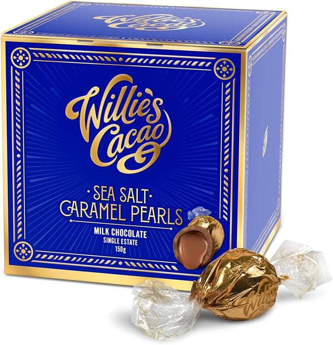 Willie's Milk Chocolate Salted Caramel Pearls