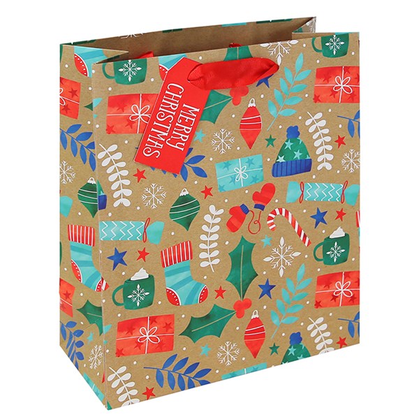 Winter Icons Bag Medium Gift Bag