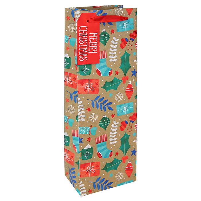 Winter Icons Bottle Bag