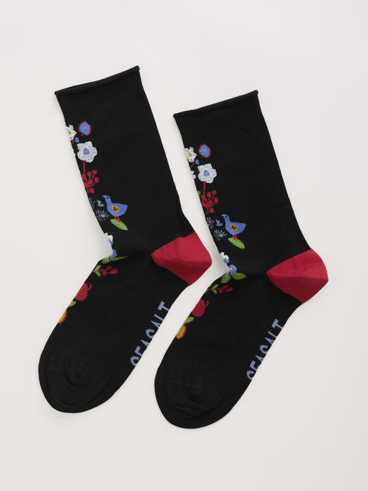 Seasalt Women's Bamboo Arty Socks In Still Life Onyx