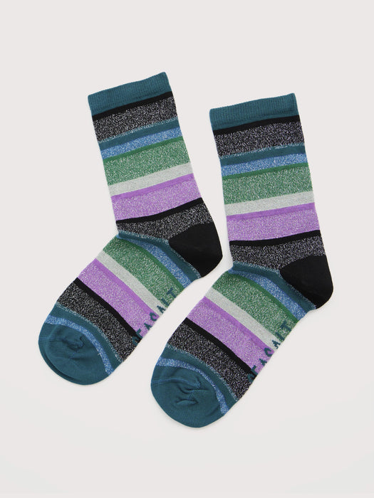 Seasalt Women's Bamboo Arty Socks In Sunrose Amethyst Multi