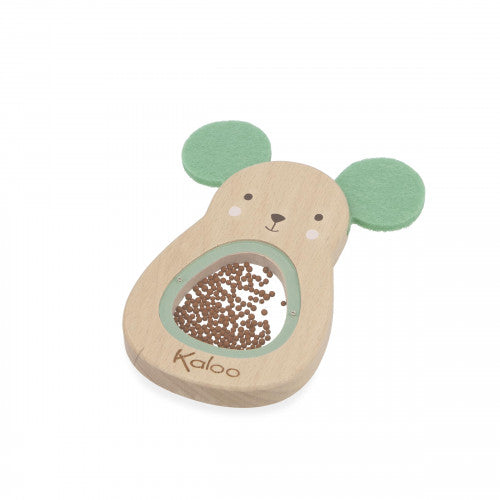 Kaloo Wooden Mouse Rattle