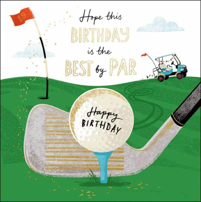 Woodmansterne 'Best By Par' Birthday Card