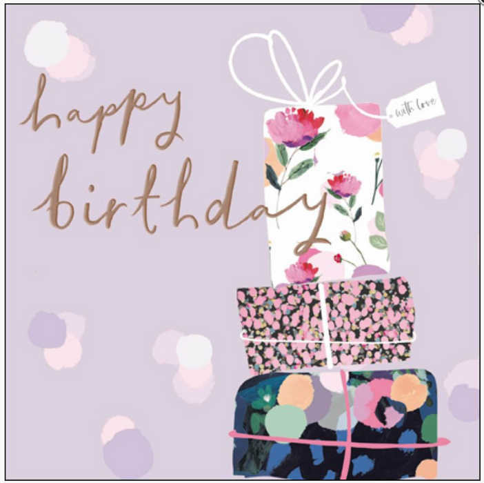 Woodmansterne 'Birthday Gifts' Birthday Card