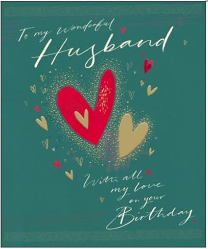 Woodmansterne For My Wonderful Husband Birthday Card