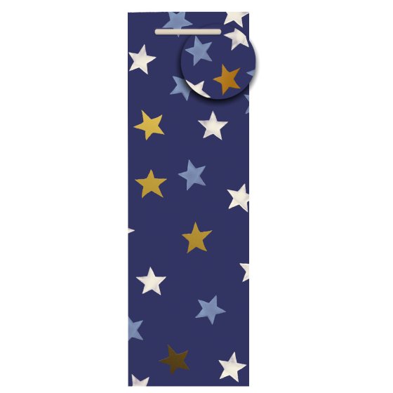 Woodmansterne Blue Stars Bottle Bag