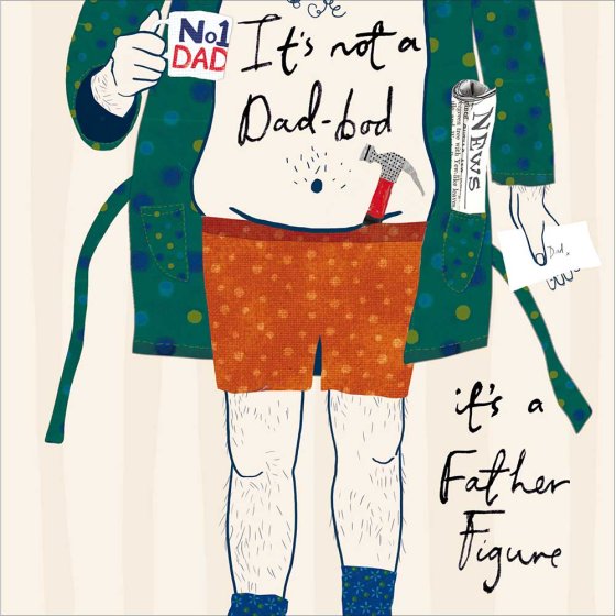 Woodmansterne 'Father Figure' Father's Day Card