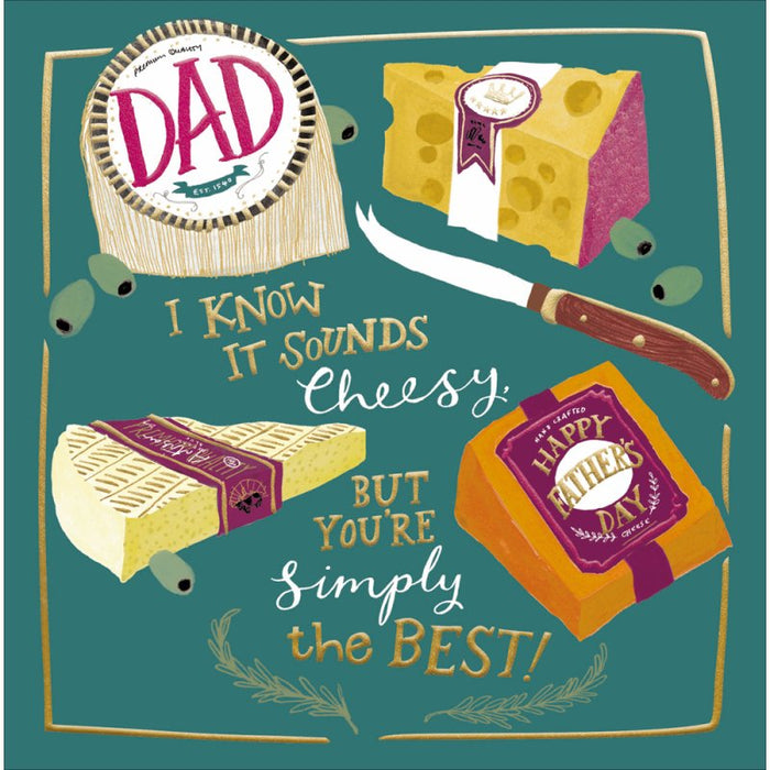 Woodmansterne 'So Cheesy' Father's Day Card