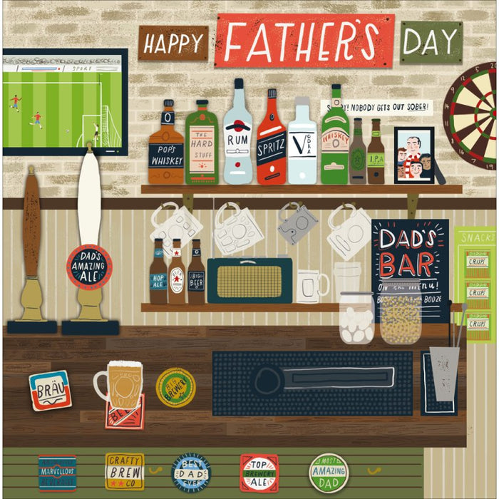 Woodmansterne 'Man Cave' Father's Day Card