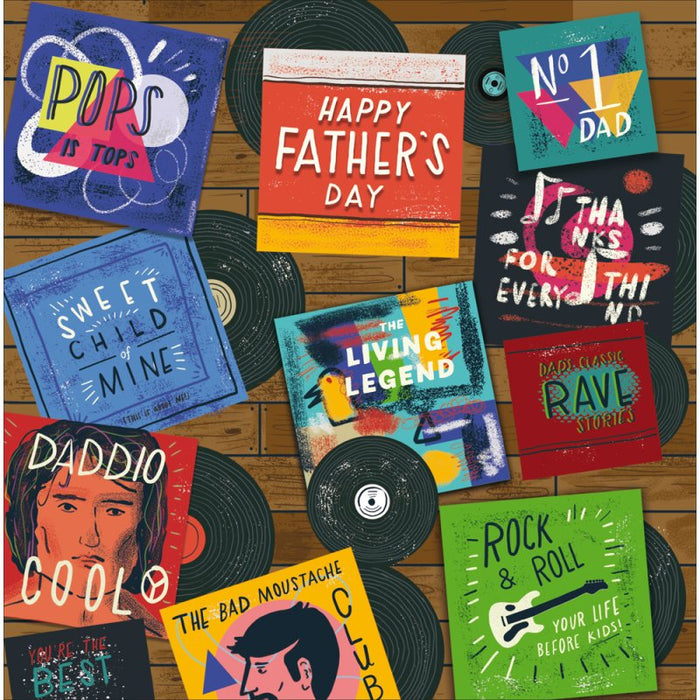 Woodmansterne 'Top Of The Pops!' Father's Day Card